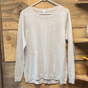 J. Jill HighLow Crew Neck Sweater